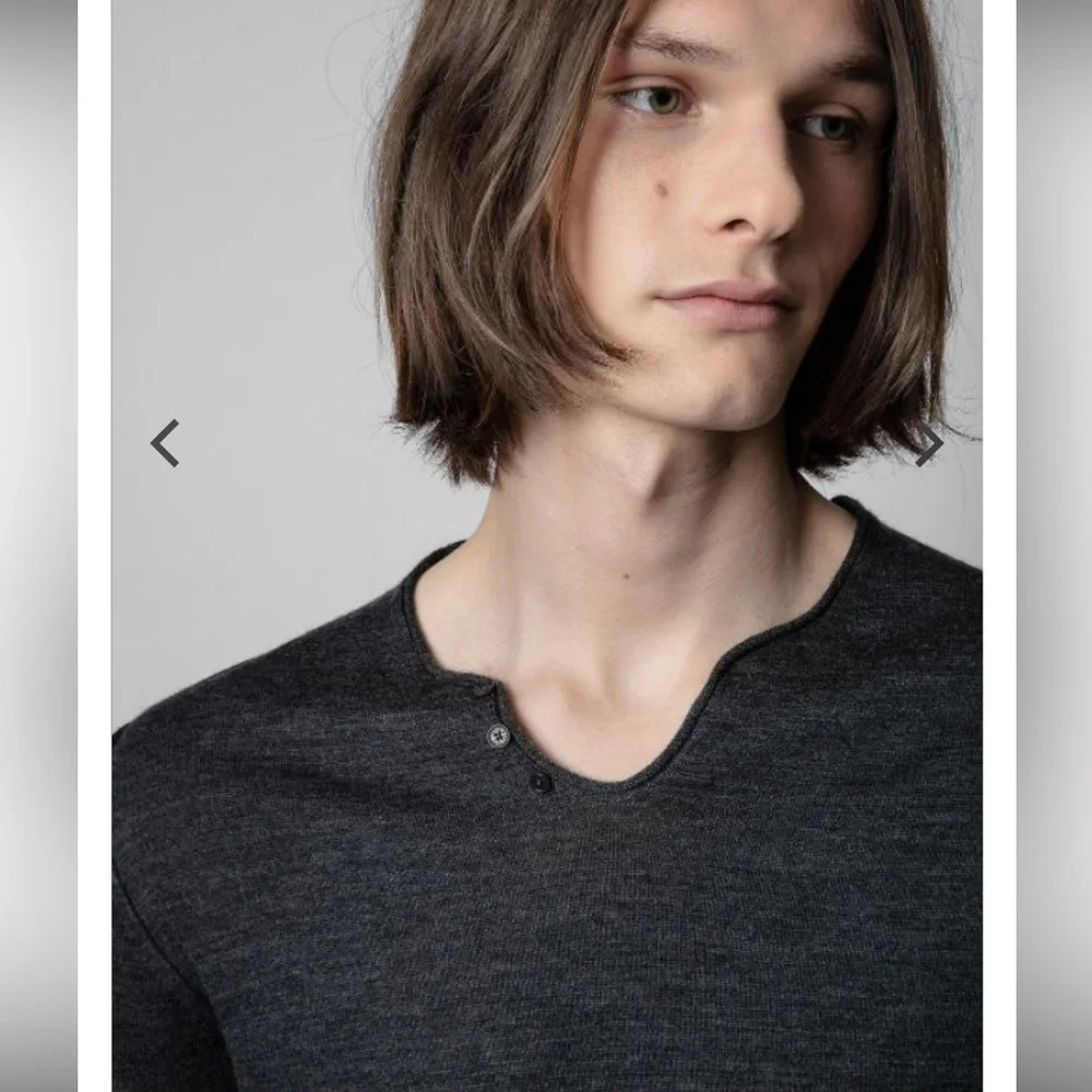 Zadig & Voiltaire Henley Neck Monastir Sweater‎ Size M